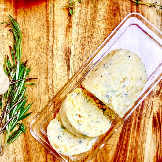 Easy Roasted Garlic Herb Butter