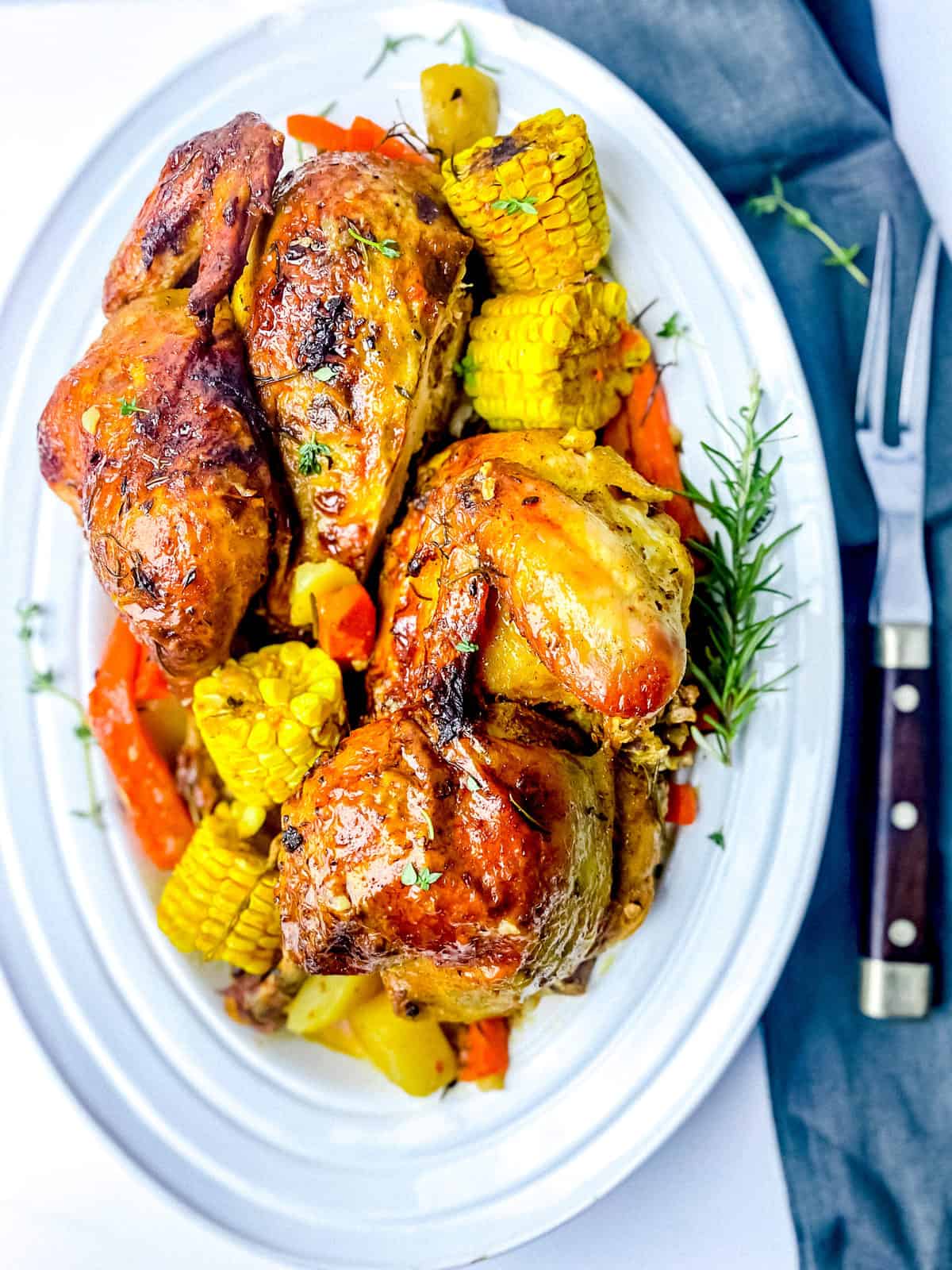 garlic herb roasted chicken (spatchcocked)_0501