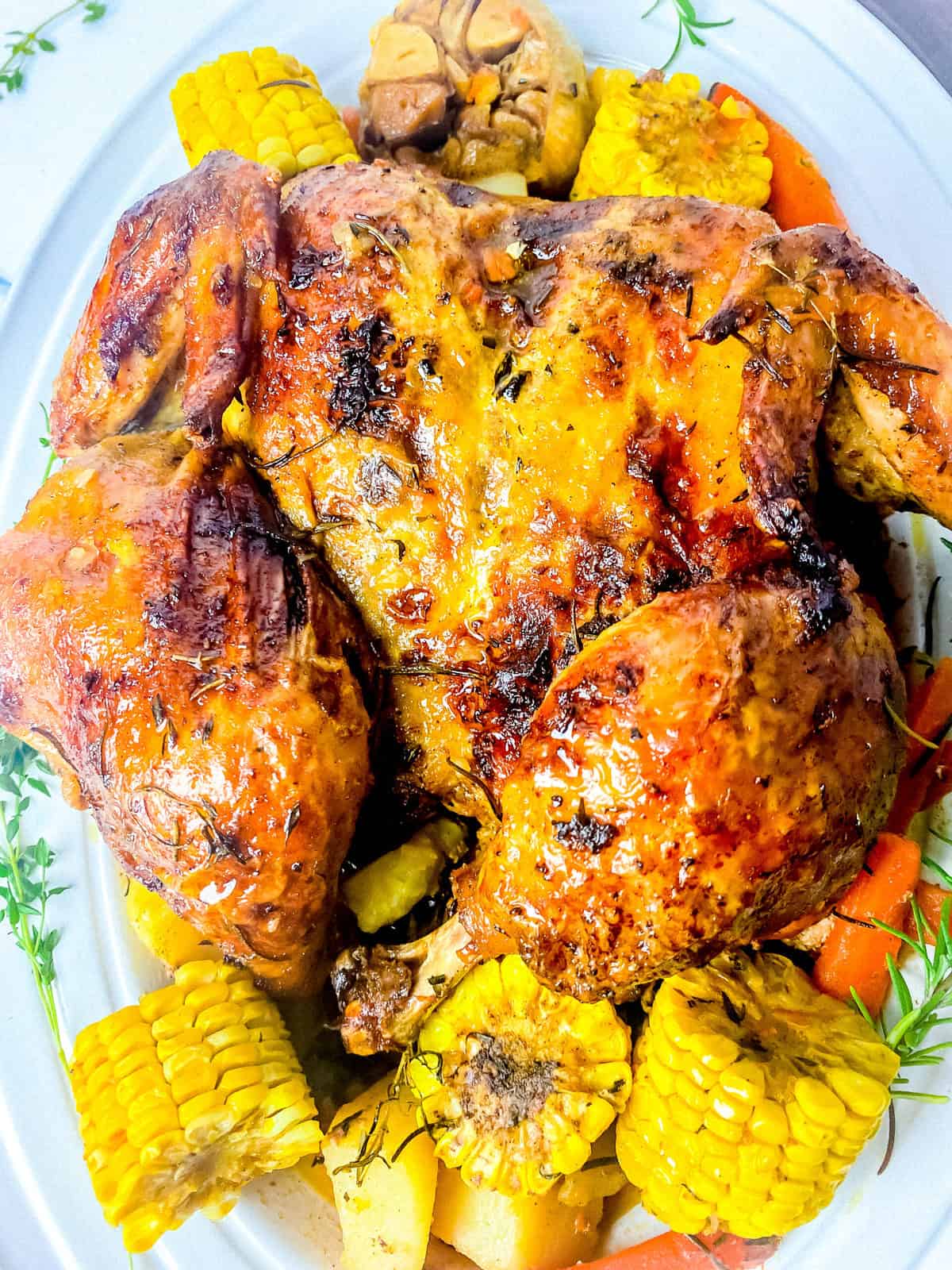 herb garlic roasted chicken _0440
