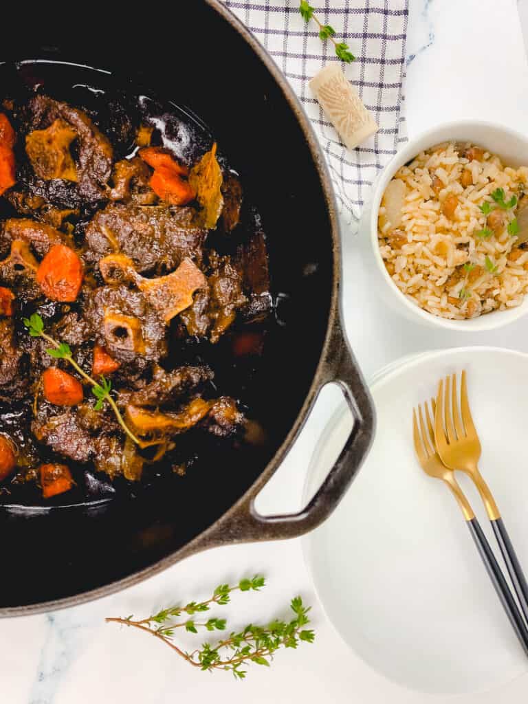 red wine braised oxtail_3826