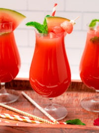 Caribbean Watermelon Coconut Rum Punch